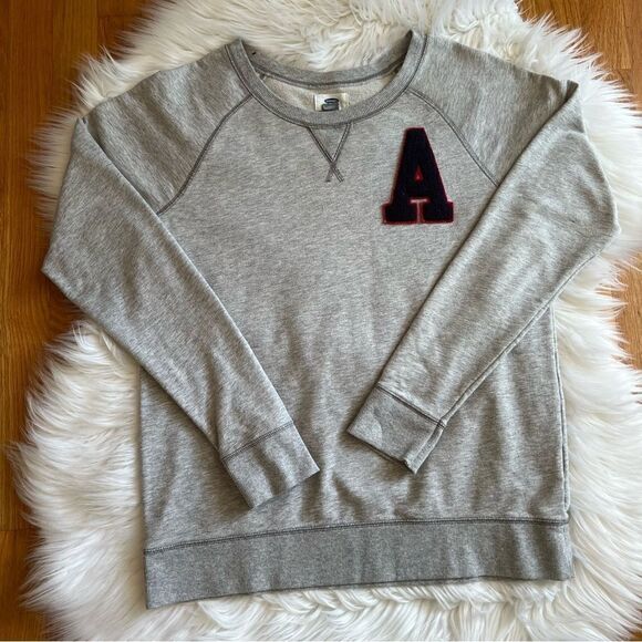 Women’s Old Navy Gray Sweatshirt with A  Size M - Picture 1 of 4